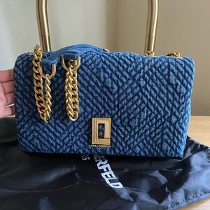 KARL LAGERFELD PARIS
Lafayette Denim Shoulder Bag